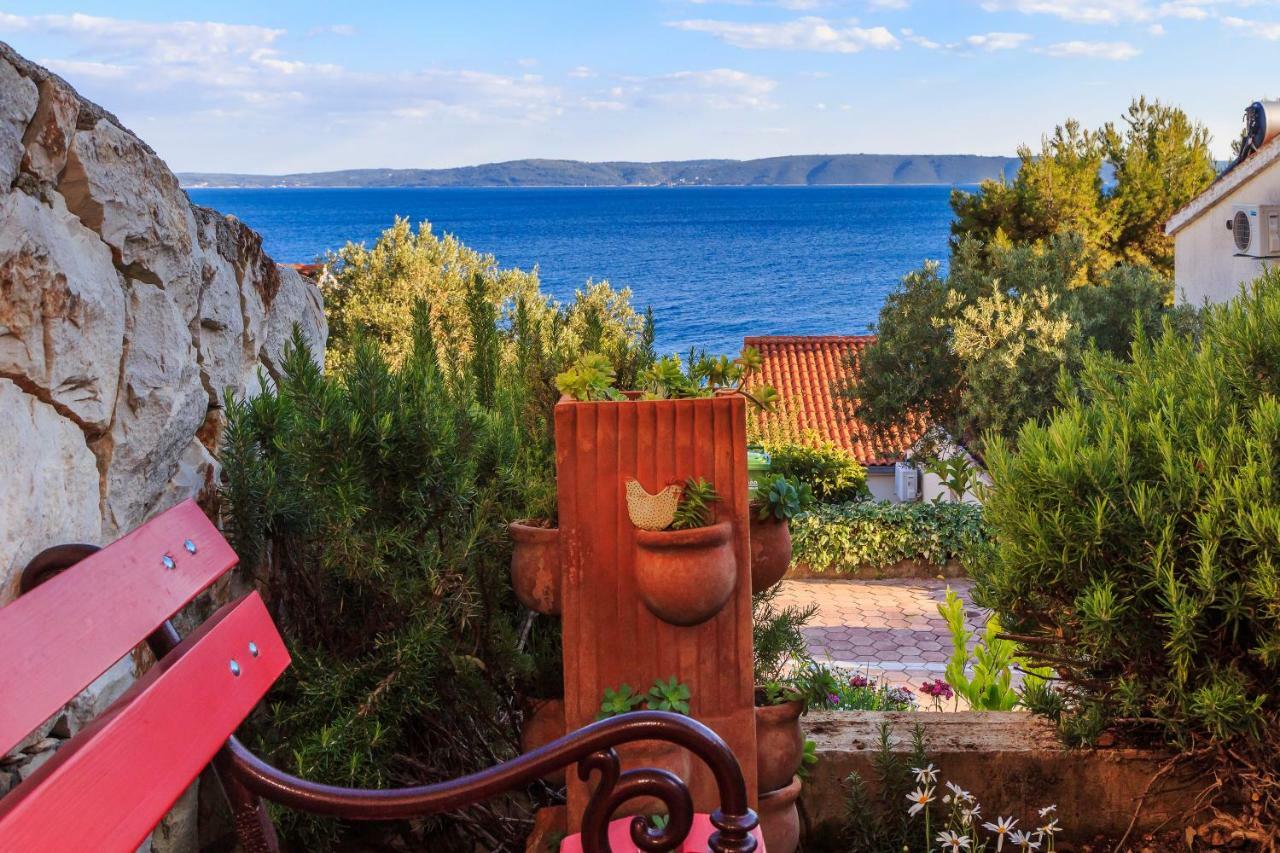 Holiday Home Lola, Sea On A Palm! Heated Pool Trogir Ngoại thất bức ảnh